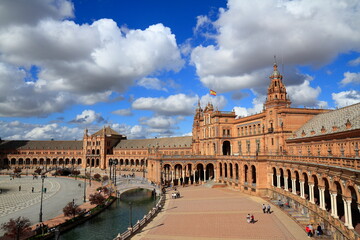 Obraz premium Plaza de España in Seville, Spain