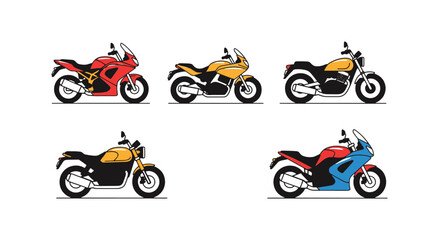 Model Motorcycle modern abstract art vector
