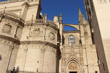 Cathedral of Sevilla Exterior August 2024 Islamic influence