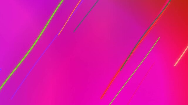 Vibrant Diagonal Lines on Gradient Background