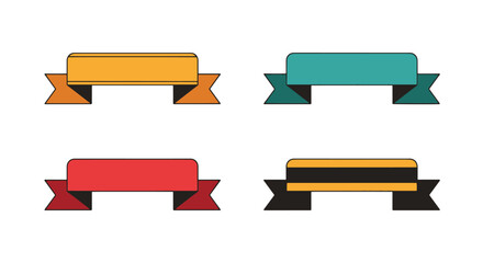 Header ribbon Line abstract smooth elegant illustration