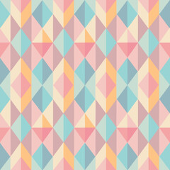 Fototapeta premium seamless pastel geometric pattern with subtle grain texture