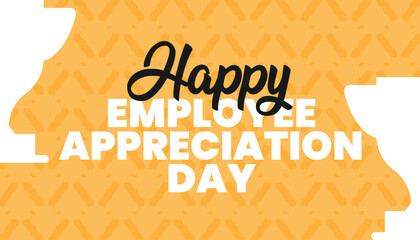 Happy employee appreciation day celebration