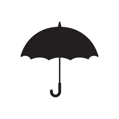 Black Umbrella silhouette vector illustration