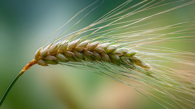 Closeup of a wheat ear