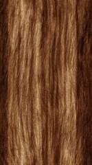 Naklejka premium Natural brown animal fur texture background with soft hair pattern