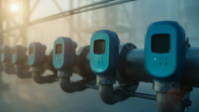 Industrial Water Flow Meters Measuring Fluid Movement