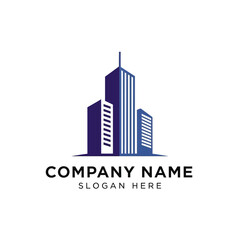 Corporate Building Logo Design Template.