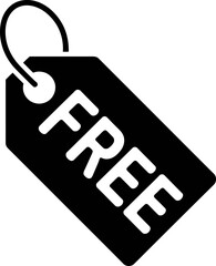 Free Tag Label Icon Black Price Sticker Design