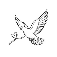 Fototapeta premium dove and peace