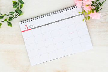 春の新生活と2026年3月カレンダー