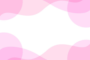 ピンクの抽象ウェーブフレーム背景