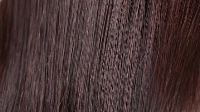 綺麗な髪の毛のクローズアップ