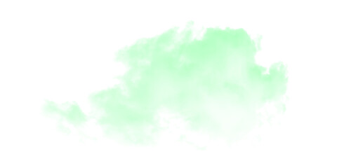 Ethereal green cloud against black background atmospheric abstract light effect weather sky element digital art render