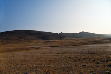 Omani scenery. Eftalqout viewpoint landscape. Salalah, Oman