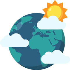 Earth Weather Climate Icon