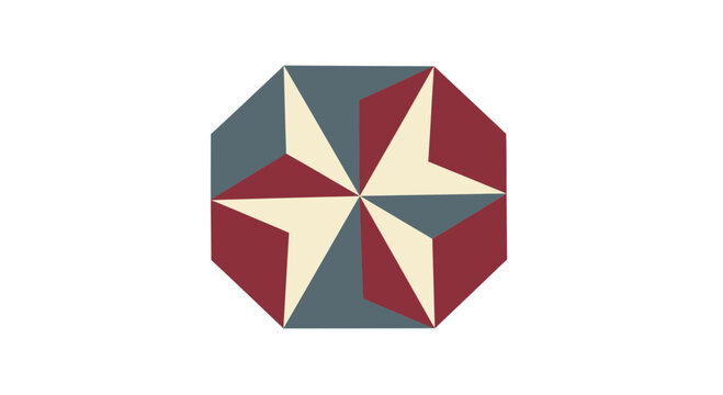 octagonal star pattern