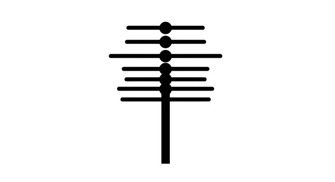 Chinese Character Symbol Icon.