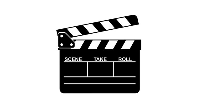 Film Clapperboard Cinema Production Equipment.