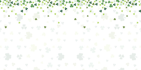St patrick's day green confetti celebration background with white space for greeting or invitation cards ©  SoponStock