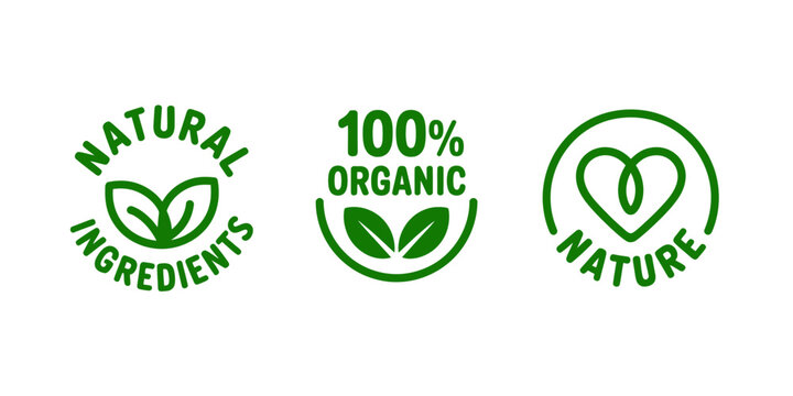 Eco friendly organic natural labels