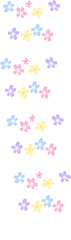 Obraz premium Lovely Colorful Flowers Elements Decoration