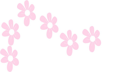 Fototapeta premium Lovely Colorful Flowers Elements Decoration