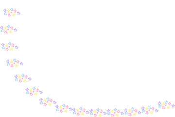 Lovely Colorful Flowers Elements Decoration