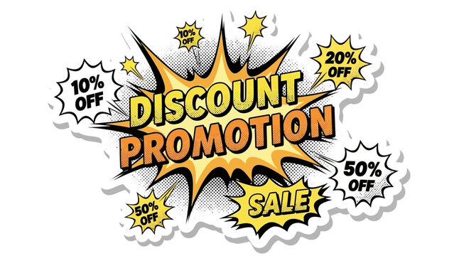 Discount Promotion Sale with Special Offers, Percentage Off Deals, and Limited Time Savings