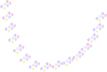 Lovely Colorful Flowers Elements Decoration