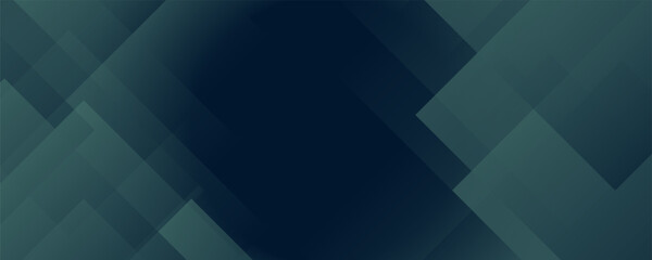 Obraz premium Abstract Dark Teal Geometric Background with Overlapping Diamond Layer Patterns. vector illustration