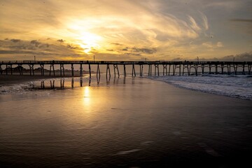 Obraz premium Sunrise Atlantic beach 