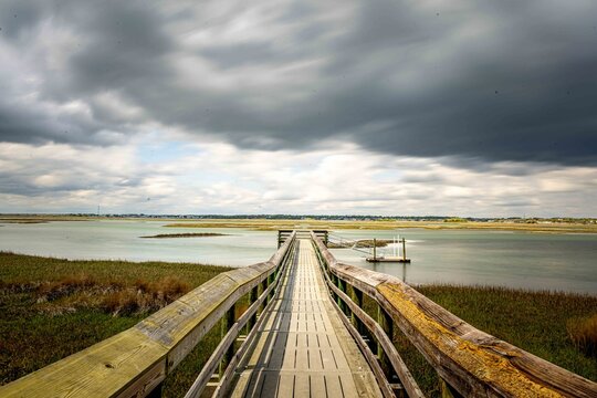 Pier in bogue sound 