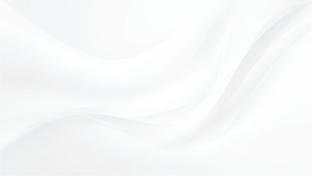White abstract background with soft folds and subtle curves