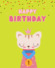 Obraz premium 1st Birthday Party Ideas - First Birthday Celebration & Decorations, Celebrate baby's milestone 1st birthday with adorable party ideas, decorations, themes, and gifts. Make their first birthday 