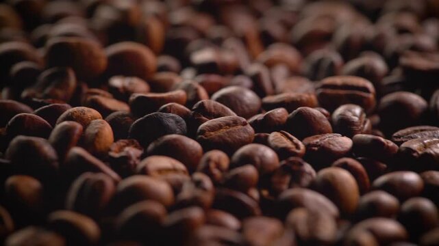 Roasted coffee beans