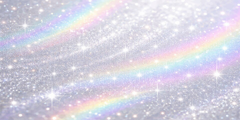 Abstract colorful winter background featuring a magic blue pattern with glowing snowflake stars and glitter particles for a bright Christmas holiday celebration loop design © ayaat