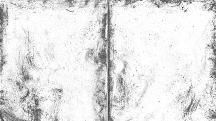 Fine white dust particles and subtle scratches isolated on transparent background png