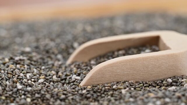  video of chia seeds in the background