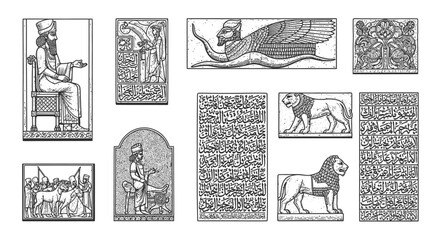 Ancient Mesopotamian Art: Cuneiform Tablets, Reliefs, and Figures