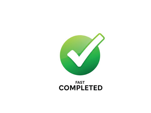 Green checkmark completed test icon
