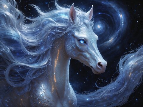 宇宙の白馬