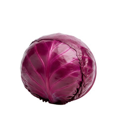 Fototapeta premium Red cabbage isolated on white background