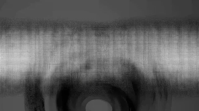 Cinematic ultra realistic 8K video footage of tunnel with distorted visuals and abstract patterns