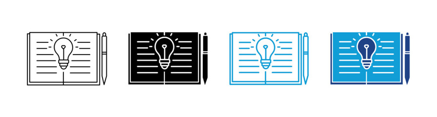 Study Multi Style Icon Set