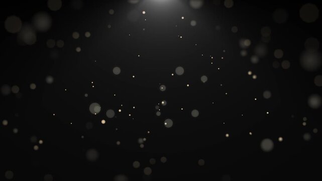 キラキラと光の粒子が上昇する動画｜A video of sparkling light particles rising upward