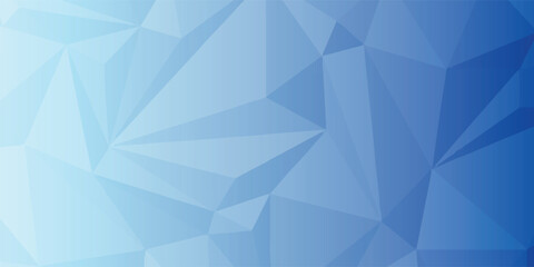Fototapeta premium Conceptual Polygonal Background For Packaging Materials, Special Offers, Promotional Events, Gift Cards, Sales. Bright Blue Vector Illustration eps10