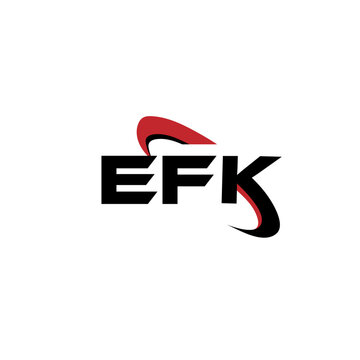EFK logo design illustrator vector
