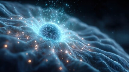 Fototapeta premium Neurogenesis concept focused on nervous system development.