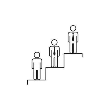 Business growth icon for corporate presentations and professional development materials.